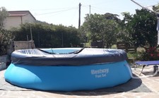Piscina Bestway Fast Set Piscina Fuori Terra Gonfiabile Rotonda - 305 x 76cm 