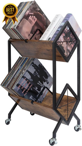 Tier vinyl record storage - record,