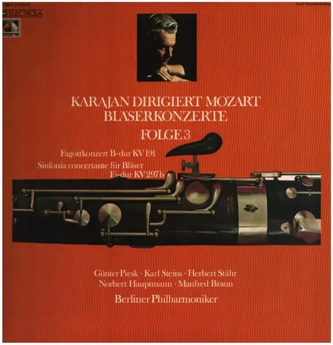 Mozart concerto per fagott - lp,