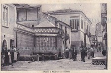 Cartolina 1915 Serino (AV). Saluti e Ricordi. Animata. Viaggiata. Bella. Rara.