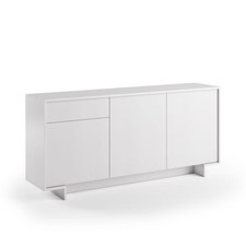 MADIA COLOR BIANCO CON 3 ANTE E 1 CASSETTO 78X170X42 CM