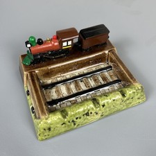 Posacenere ceramica treno