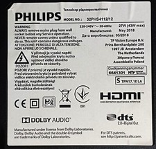 RICAMBI PER TV PHILIPS 32PHS4112/12