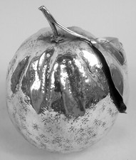 Accendino Buccellati figura moderna frutta arancia argento sterling italiano