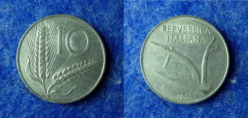 Italia lire spiga aratro - italia,