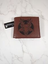 Portafoglio Sourpuss in vinile marrone design ritirato 2016