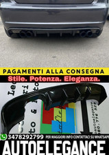 0062?DIFFUSORE PER AUDI A3 S3 8P 08-12 SOTTO PARAURTI RS3 NERO LUCIDO ABS?