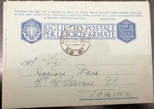 Posta militare lotto - n°80,
