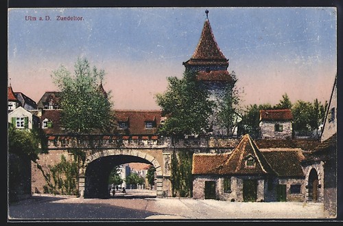 Cartolina ulma cancello - cartolina, ulma.