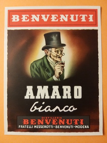 Etichetta amaro bianco - etichetta,