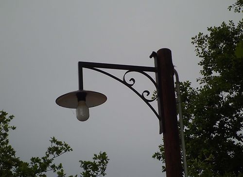 Lampione lanterna acciaio inox - lampione,