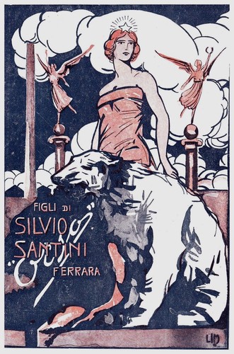 Pubblicita 1919 santini - 1919,