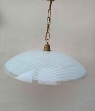 Lampadario Vintage Moderno Vetro Ottone