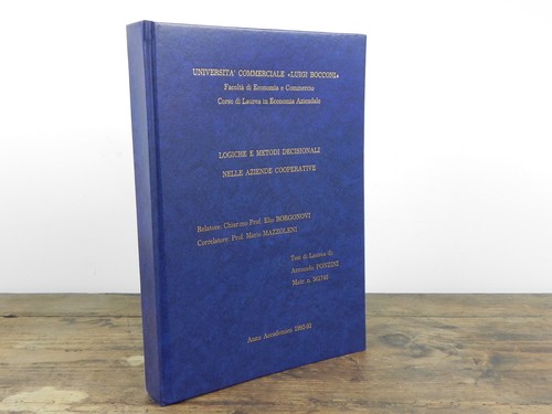 Tesi laurea logiche e - laurea,