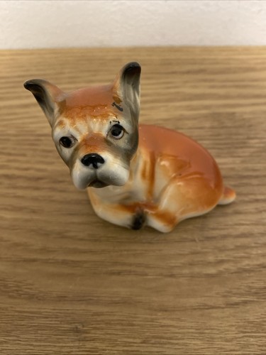 Boxer figurine puppy - boxer,
