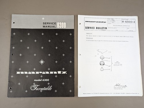 Manuale servizio giradischi - di,