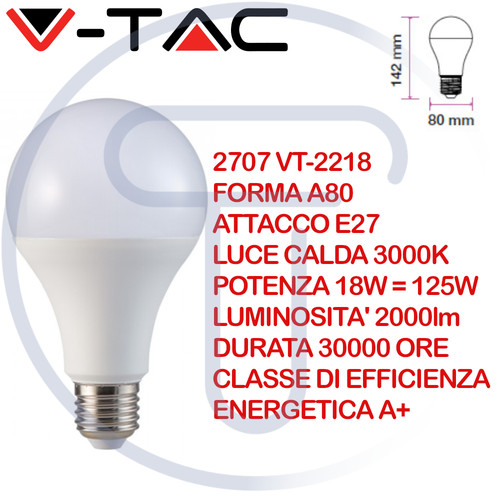 Tac 2707 lampadina led - 2707,