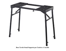 SUPPORTO STAND REGOLABILE PROFESSIONALE x TASTIERA stage PIANO MIXER CONSOLLE DJ