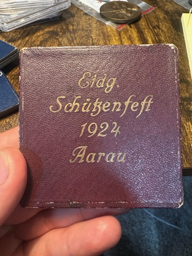 Svizzera 1924 aarau - svizzera, medaglia