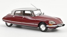 CITROEN DS 23 PALLAS 1972 GRENADE RED AND SILVER 1:43