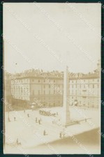 Torino Città Piazza Savoia Tramway Foto cartolina MZ7269