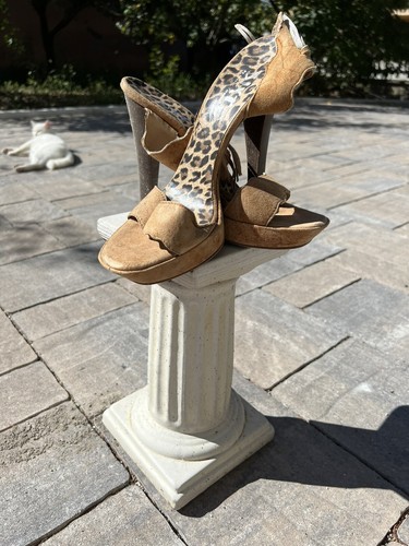 Sandali leopardati made - n.40,