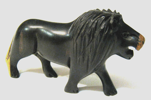 Scultura africana leone - scultura,