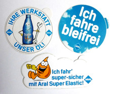 3x Adesivo Pubblicità Aral