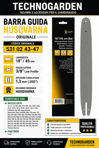 Barra guida husqvarna 45 - barra,