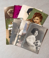 10 CARTOLINE REGNO PRIMI 900 PERSONAGGI ILLUSTRATE VIAGGIATE VARI ANNI