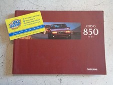 LIBRETTO USO E MANUTENZIONE VOLVO 850 - T5 - T5R - EDIZIONE 1996 - ORIGINALE 