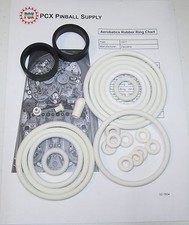 Kit anelli in gomma flipper acrobatico Zaccaria 1977