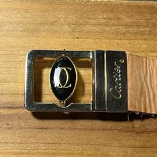 Fibbia logo cintura Cartier