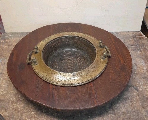 Antico braciere legno - antico,