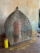 Originale porta candele in acciaio inox Forma Di Gabbia