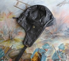 WW1 Riproduzione Casco Aviatore Regia Aronautica Moto Auto d’Epoca.