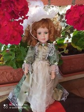 Bambola da collezione  in porcellana h 40 pari a nuova( 22) 