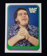 Card ANDRE THE GIANT 35 - Merlin WF wrestling 1991 figurina sticker wwf ITA