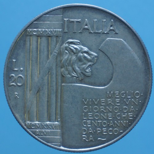 Vittorio emanuele iii lire - emanuele, 20
