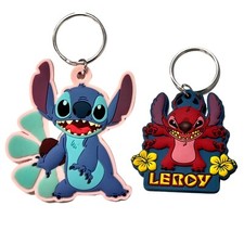 2 x Portachiavi Stitch e Leroy