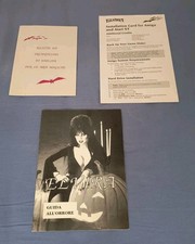 Elvira Mistress Commodore Amiga Manuale + Inserto +Libro Incantesimi Italiano IT