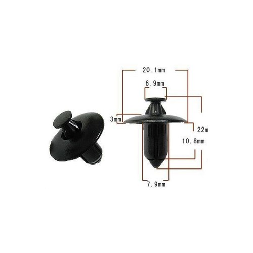 Rivetti plastica 22 x - rivetti,