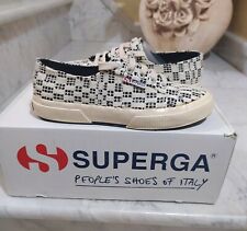 Scarpe SUPERGA EDIZIONE LIMITATA Tg. 37 BEIGE - BLACK USATO ottimo
