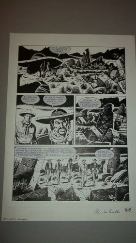 Tex willer tavola originale - tex,