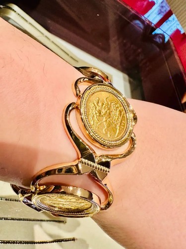 Bracciale oro kt monete - in,