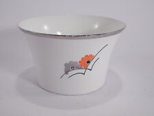 VINTAGE ZUCCHERIERA PORCELLANA CERAMICA INGLESE C.W.S. WINDSOR DECORO ARGENTO