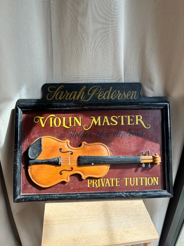 Tableau country corner - , violon