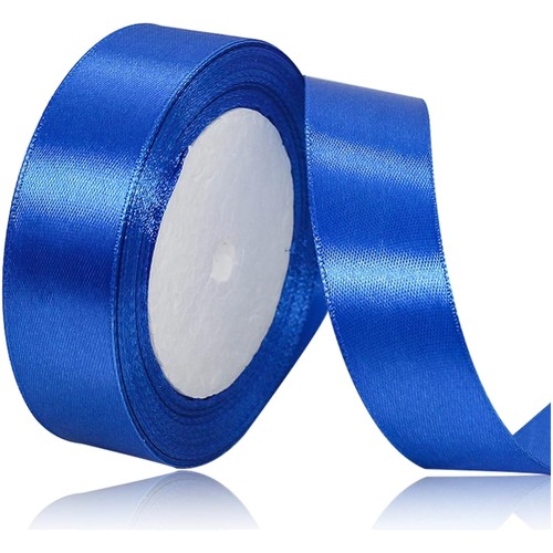 Nastro raso blu - di,
