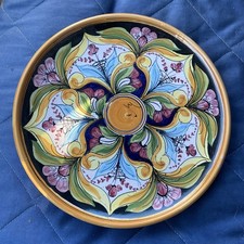 piatto decorativo Sicilia Ceramica Ericina pubblicitario Unipol Assicurazioni 