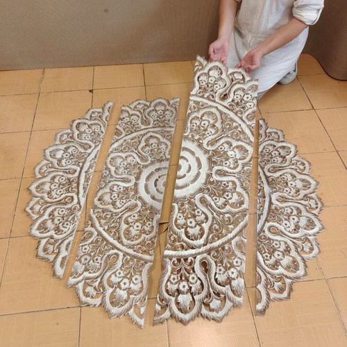 Set arte legno tondo 4 - 8",